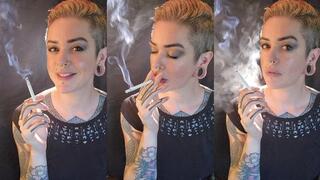 720p Simply Smoking a VS120 - A Work Wife Fantasy