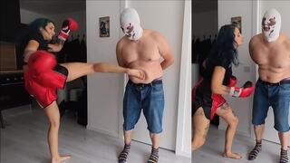 LILLI BAYLE - My antistress slave 2 - Boxing and kicking