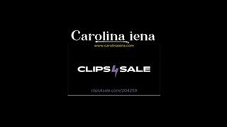 First time wrestling Carolina Iena - Scissoring is all you Deserve