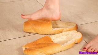 Bread Slipper Smash - Crush - HD MP4