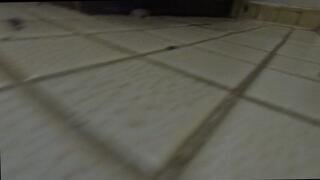 Giantess - You are a Tiny Human Playing in a Giantess Bathroom POV, size comparison, shrinking fetish 1080