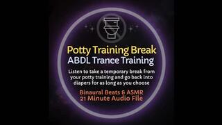 Potty Training Break ABDL Diaper Trance Training ASMR