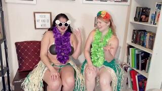 Hula Hot girls humiliate your Hawaiian 5-ZERO - AMI & GIA HIDEF
