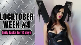Locktober Week #4 - Daily Tasks for 10 Days