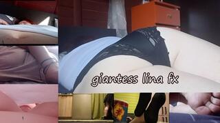 unaware giantess lina fx