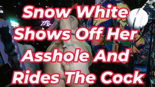 Snow White's Naughty Secret: Ass Worship and Dildo Ride