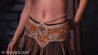 Ameliya's Big Belly Button Delight - Upside Down Tickling, Belly Button Licking & Oriental Belly Play (FULL HD MP4)