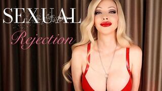 Sexual Rejection - Day 24 Locktober Chastity Challenge Femdom Blonde Big Tits in latex Mistress Emily Marilyn Keyholder Tease and Denial