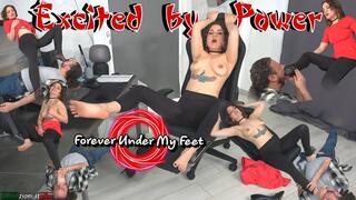 Turned On By Power ( Only Foot Scene ) Eccitata Dal Potere