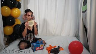 Kate - pump popping big balloons