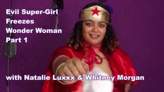 Evil Super-Girl Freezes Wonder Woman Part 1 - mp4