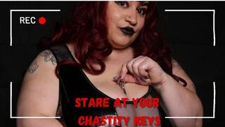 Stare At Your Chastity Keys