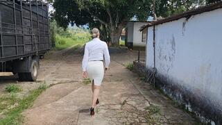 Stock in the mud whit my old chevette by joanna