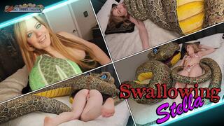 Swallowing Stella Elle - Mesmerism and Vore with KING KAA - 4Kmp4