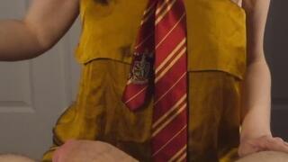 Vertical - Hermione bewitches you with a magical handjob