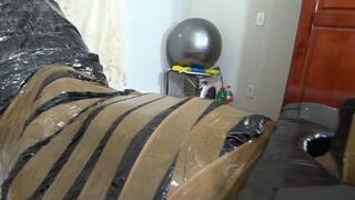 PAWG MUMMIFYING HER SLAVE AND FARTING A LOT IN HIS FACE BY SARA ROSA AND DANIEL SANTIAGO CAM BY ALINE FULL HD