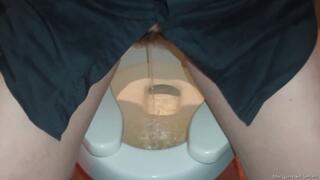 Pressured Pissing at Work Part 2 HD