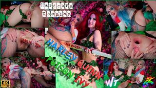 Harley Quinn and Poison Ivy Hardcore Cosplay