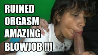 RUINED ORGASMS 241027BC2 KARIME SPILLING CUM WHILE SUCKING COCK + FREE SURPRISE SHOW (LOWDEF SD MP4 VERSION)