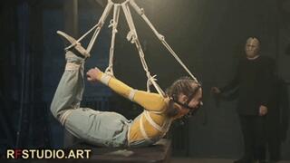 Arina - A Long Bondage and Discipline Session with Plenty of Ropes and Gags (HD 720p MP4)