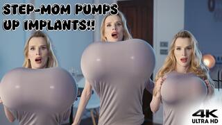 Jealous Step-Mom Blows Up Tits To Impress Step-Son