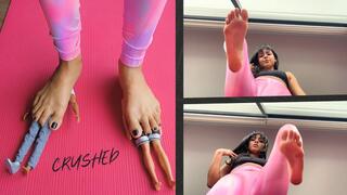 Giantess Fury: Tiny Men Pay the Price - Mistress Enola - Stomping non STOP ( 4K)