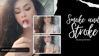 SMOKE AND STROKE - SMOKING 2 MENTHOL CIGARETTES