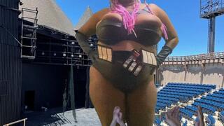 Shrinking fetish - Giantess MXDominion Teases her Tinies, mind fuck, female domination, giantess 1080