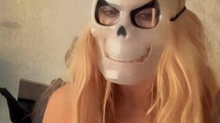 I’m seduced by The Dark Angel Skeleton and I Ride Him POV ALL NIGHT Big Wet Finish