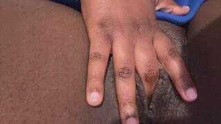 Going finger deep in masturbation!