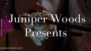 Transformed into Sushi: A Giantess's Delicious Treat