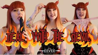 Deal with the Devil (Pt1) Panties, Stocking, locked, and prepped for pegging