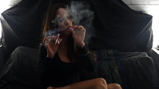 Charlie Monaco: Darkside smoking 3 Halloween Special! Warning!! Only watch if you can handle darkside extreme smoking!