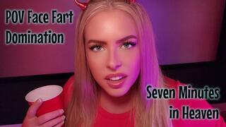Seven Minutes in Heaven - POV Roleplay Face Fart Domination in Leggings