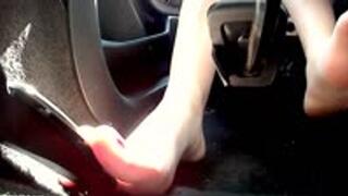 My girlfriend drives us home Barefoot - Multiview