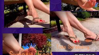 Flip flop well worn in summer