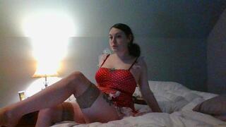 Sexy Halloween Costume Nylon Stockings Ass Worship Foot Fetish Livestream Tease