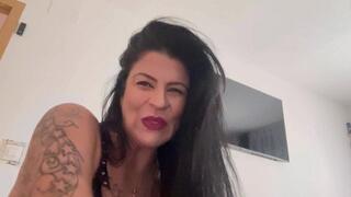 Farting in your face - leather pants