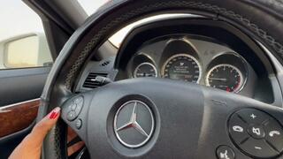 Recklessly Flooring and STOMPING In Jean And Wedges