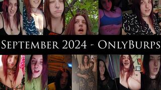 September 2024 - OnlyBurps Compilation Going to Karaoke and Burping Around the House!