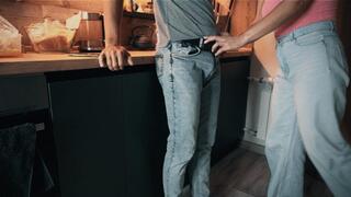 You weren't home but your friend was and after a few cups of coffee this happened