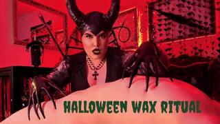 Femdom Halloween wax ritual | Mistress Karino