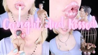 Caught And Kissed - HD - The Goddess Clue, Giantess Catches Tiny Man and Makes him a Kissy Toy, Lip Gloss Fetish, Natural Full Lips, Kissing Torment, Trapped in a Cage