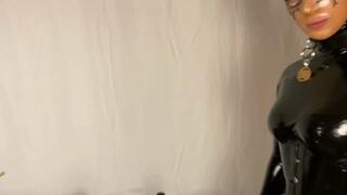 Rubbermissy teasing her new hellcat fucking machine part 1