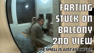 Balcony Fart Trap: No Escape