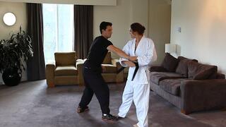 Karate Lessons with Natalie Low-Blow Part 3