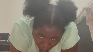 BBW DEEP THROAT HER DILDO