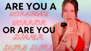 Workplace Warrior or Diaper Dumb Dumb mp4