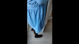 Relaxing my feet after a long day