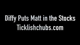 Diffy Puts Matt in the Stocks